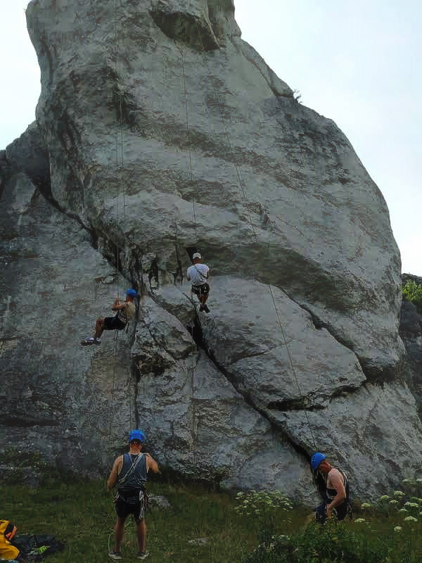 Kurs wspinaczki skałkowej Jura – nauka poruszania się po skale